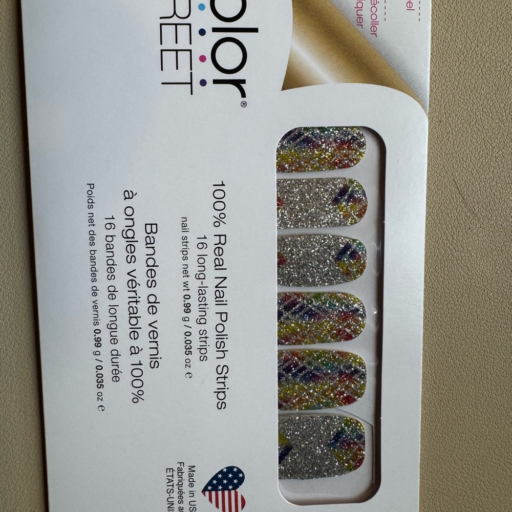 RETIRED Color Street Glitter Nail Polish Strips / Bad Chromance